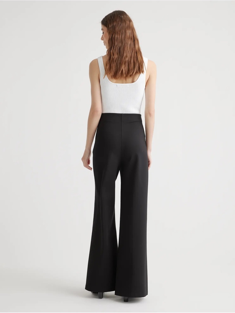 Quince Ultra-Stretch Ponte Super Wide Leg Pants - Picture 10 of 10